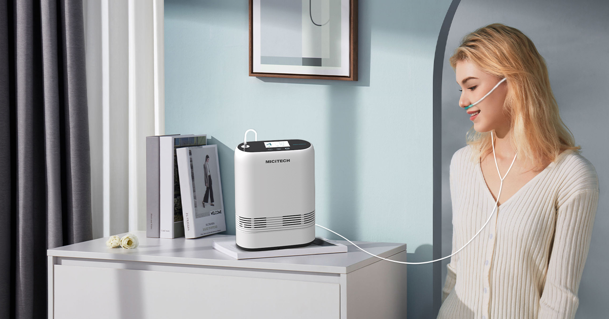 Benefits of Integrated Breathing Oxygen Concentrator MICiTECH