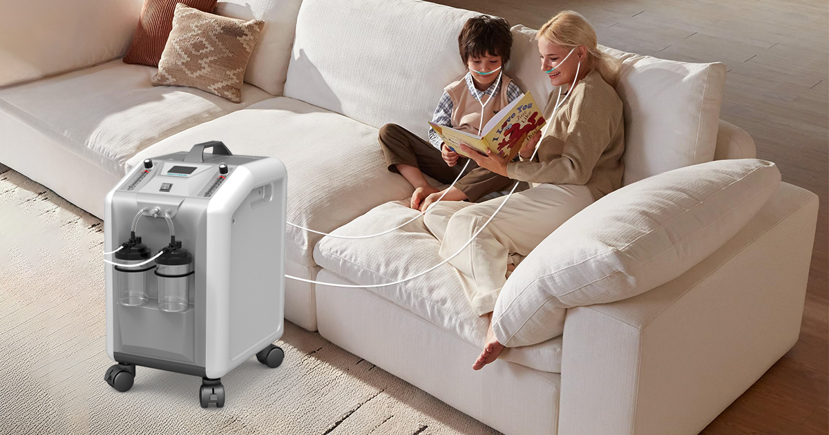 Dual Flow Oxygen Concentrator for Home Care - MICiTECH