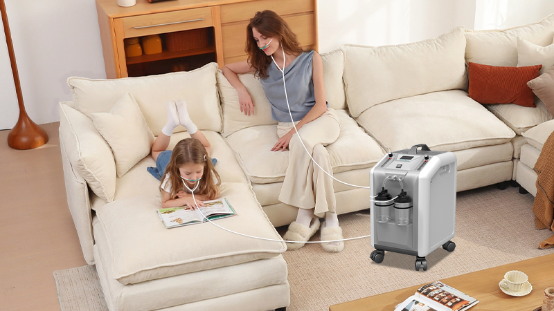 Dual Flow Oxygen Concentrator for Baby Care