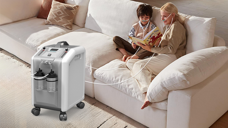 Dual Flow Oxygen Concentrator for Home Care