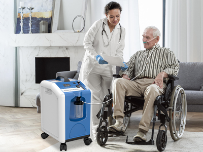 Home oxygen concentrator for the Elderly