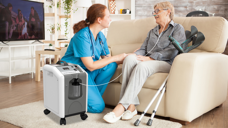 Home oxygen concentrator for the Elderly