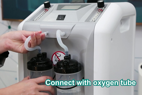 How to use the dual flow oxygen concentrator
