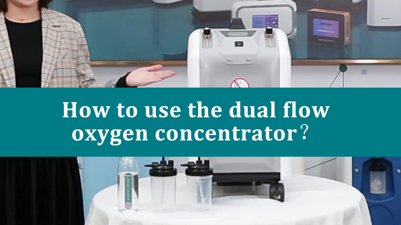 How to use the dual flow oxygen concentrator