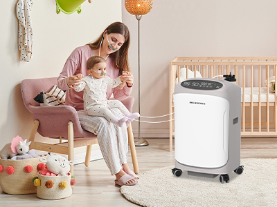 Oxygen Therapy Setup for Mother and Baby Rooms