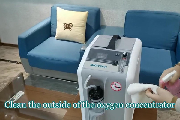How to clean the oxygen concentrator