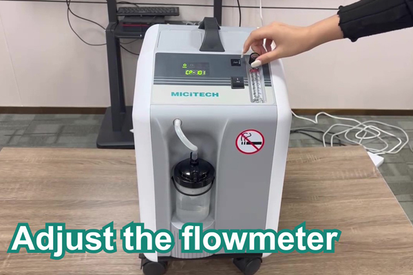 How to connect the nasal oxygen tube of the oxygen concentrator