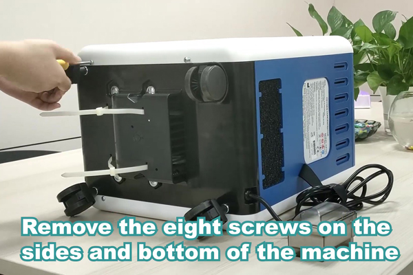 How to disassemble the oxygen concentrator housing