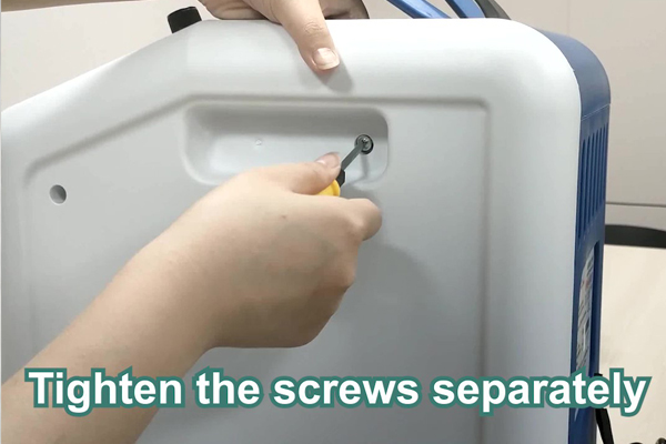 How to install the oxygen concentrator housing