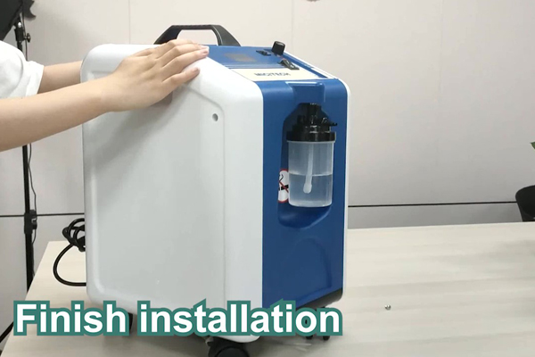 How to install the oxygen concentrator housing