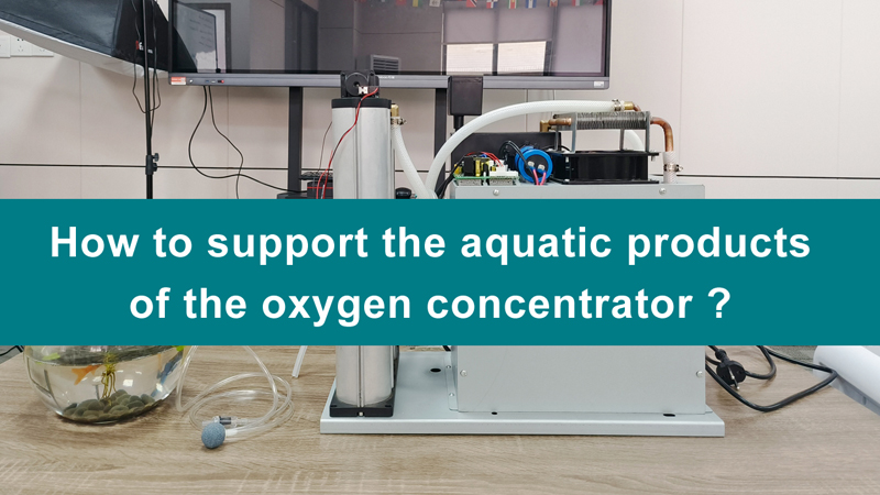 How to support the aquatic products of the oxygen concentrator