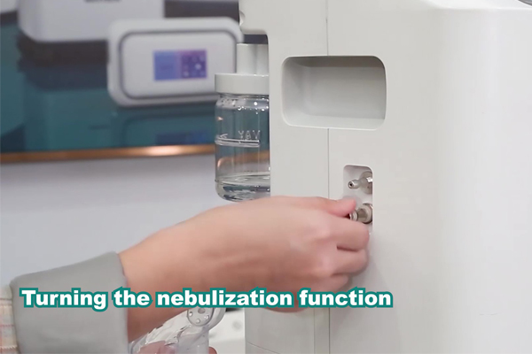 How to use the nebulization function of the oxygen concentrator