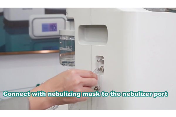 How to use the nebulization function of the oxygen concentrator