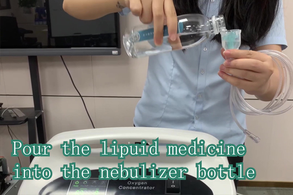 How to use the nebulizer mask of the oxygen concentrator