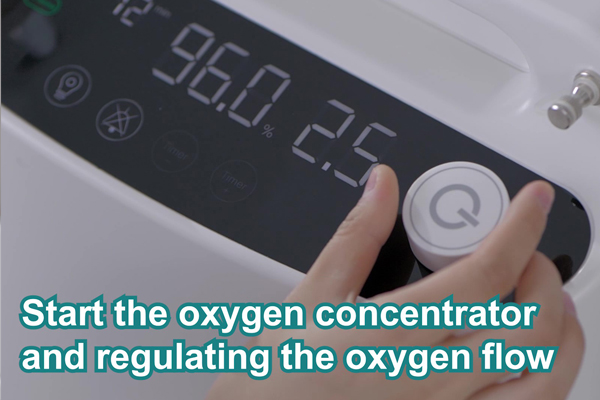 How to use the oxygen concentrator at home
