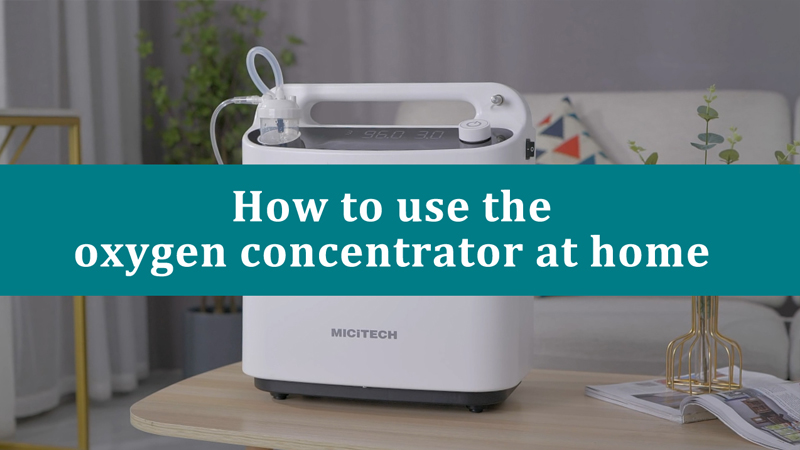 How to use the oxygen concentrator at home