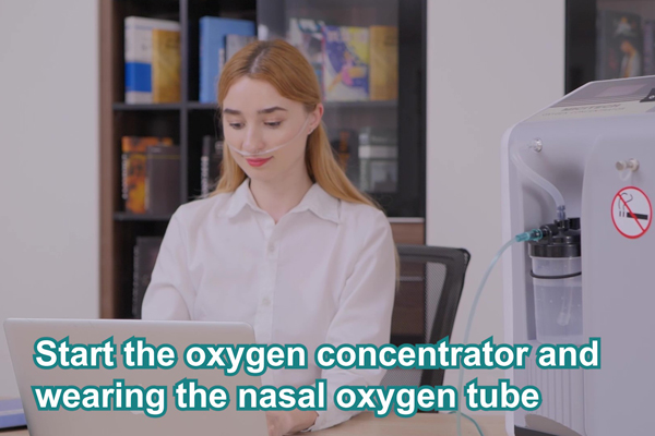 How to use the oxygen concentrator at work