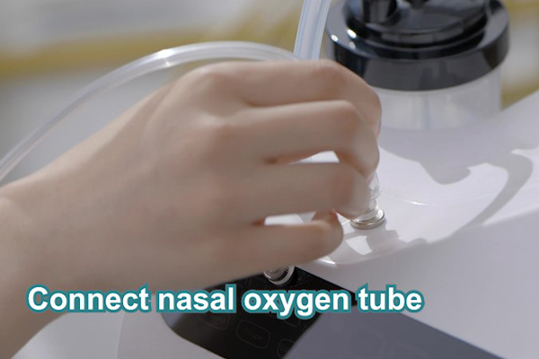 How to use the oxygen tube of the oxygen concentrator